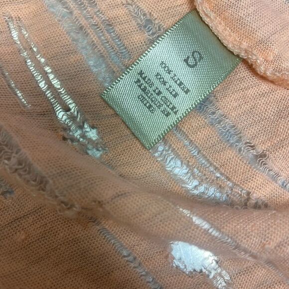 Alternative Earth Solid Pink Salmon Sleeveless Tank Top Size S - Picture 8 of 10